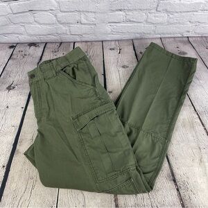5.11 Tactical Pants‎ Mens Medium (32x33) Green Ripstop TDU Cargo Canvas Utility